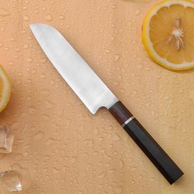 China Viable Sharp Blade 5Cr15MoV Professional Steel Knife Kitchen Chef Santoku Knife for sale