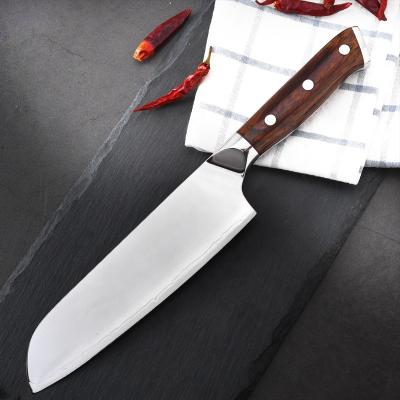 China 8 Inch Durable German High Carbon Stainless Steel Kitchen Knife With Pakka Wood Handle Chef Knife for sale