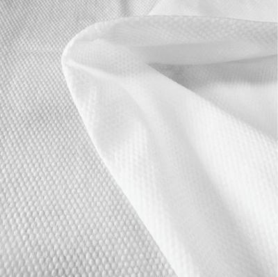 China Spunlace Nonwoven Fabric High Quality Parallel and Cross Nonwoven for Wet Wipes en venta