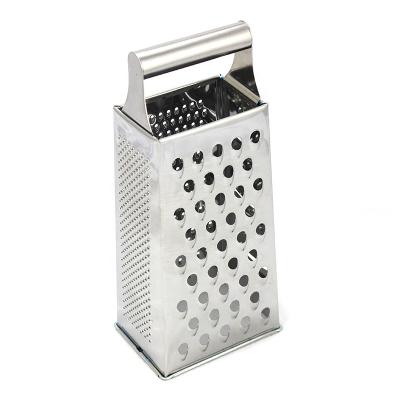 China Sustainable Wholesale Price 4 Sides Kitchen Garlic 410 Stainless Steel Grater for sale