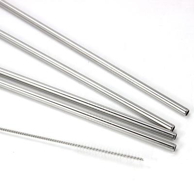 China Sustainable 304 Stainless Steel Metal Set Straw Directly 26.5cm From Factory From Supply for sale