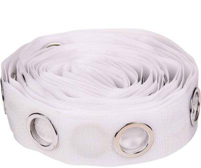 China White PP Fiber Eyelet Curtain Strip 16mm 22mm 42mm Transparent 56mm for sale