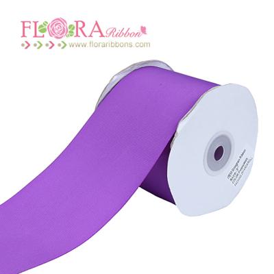 China 3 Inch Single Face Grosgrain Ribbon Solid Color Polyester Grosgrain High Quality Ribbon for sale