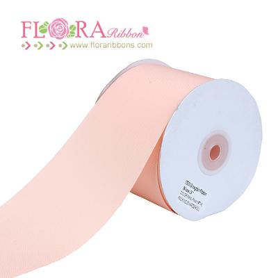 China Double face wholesale price 100% polyester fabric 3 inch solid grosgrain ribbon for cheer bows for sale