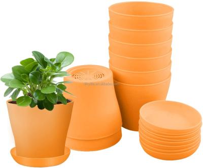 China Europe Plant Colorful Pots Plastic Saucer, Plant Pots 20cm PP Plastic Flower (5.5inch/14cm Diameter) for sale