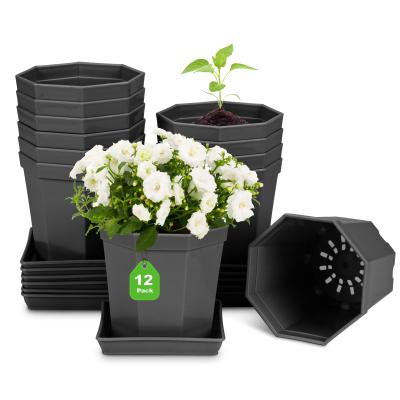 China Europe Plastic Flower Pot, Ceramic Self Watering Plant Pot Garden Pots For Indoor Plants for sale