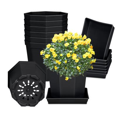 China Europe Masetas Flower Pots, Plant Pot Drainage Tray Planting Bulbs In Basket Pots For Plants for sale