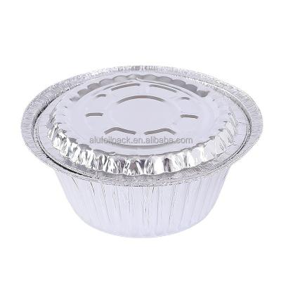 China Takeaway Food Packing Full Size Disposable Aluminum Foil Tray For Takeaway Package Barbecue Aluminum Foil Container With Lid for sale