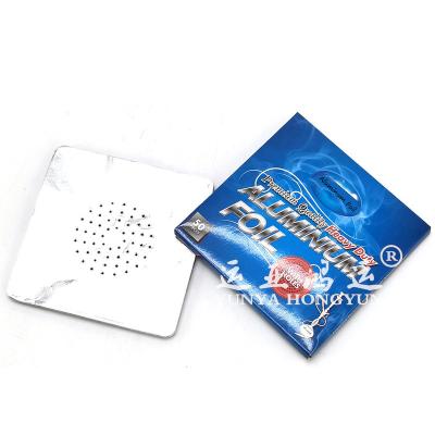 China Hookah accessories Perforated Tin Aluminum Foil Shisha Accessories Hookah For Narguile Charbon for sale