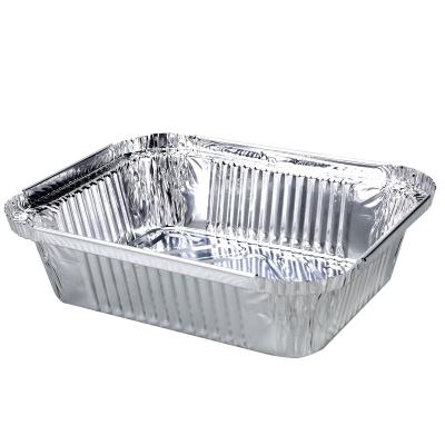 China Takeaway Food Packing Good Quality Foil Container Technology Professional Manufacturing Food Artifact Colored Container Aluminum Foil for sale