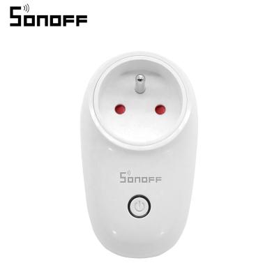 China Sonoff S26E Smart Wifi Wireless Remote Control Plug On/Off Plug, Compatible with Alexa, Control Your Devices From Anywhere Via App for sale