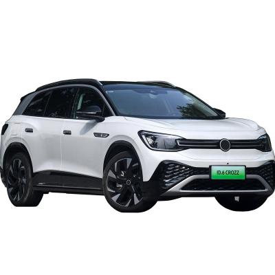 China Crozz remote charging leather electric car RWD ACC compact ev suv id.6 fast high speed smart AWD with English version for sale