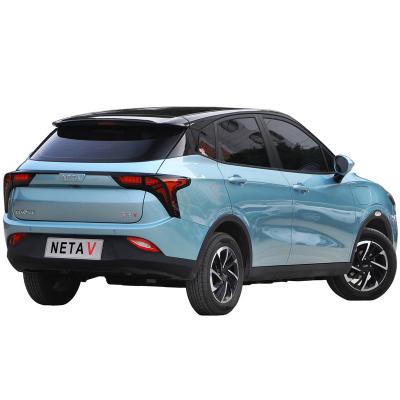 China neta v 4x2 2WD electric car passenger fast charging cloth high speed brushless motor smart mini SUV with large LCD display for sale