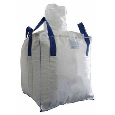 China Breathable Super FIBC Bags PP Bag 1 Ton 2 Ton Top Skirt Flat Bottom Storage Jumbo Filling Tote Bag for sale