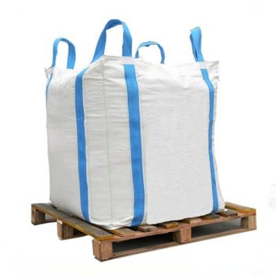 China Breathable fibc bag sling works through bottom top fill spout flat bottom pp jumbo bag for sale