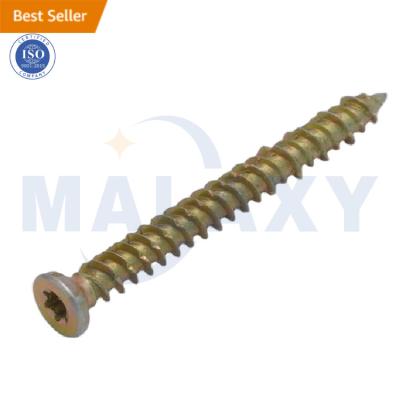 China MALAXY Pan Self Tapping Flat Head Diameter 10Mm Thread Like Concrete Saw Window Frame Screws for sale