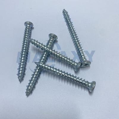 China Pan MALAXY Yellow Galvanized Torx Head Concrete Screws (Concrete Cement Screws) for sale