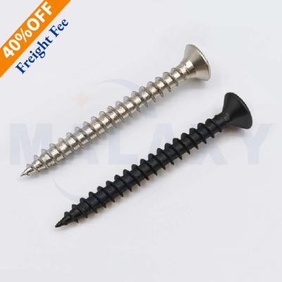 China Pan MALAXY Assembled Double Hexagon Head Black Chipboard Screws for sale