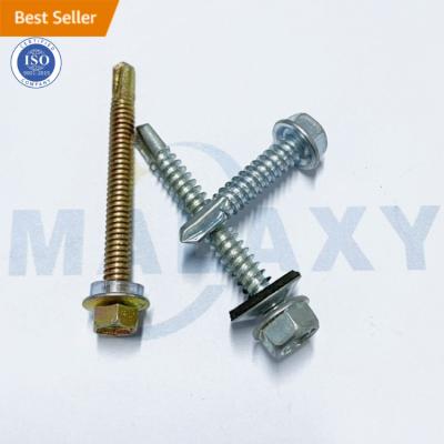 China Pan MALAXY Self Drilling Hex Head Taiwan Screw Tek Screws For Roof for sale