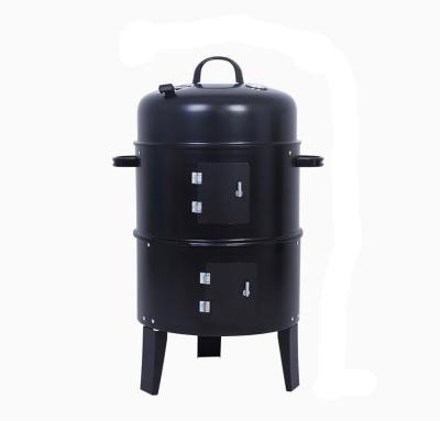 China Easy Assembled Easy Assembled 3 in 1 Portable Vertical Beer Barrel Grill Smoker for BBQ Meat Smoking for sale