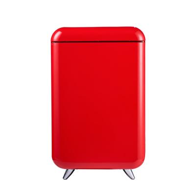 China Because-45F COMPRESSOR Retro Cosmetic Refrigerator Newly Designed Small Fridge Hotel Mini Bar for sale