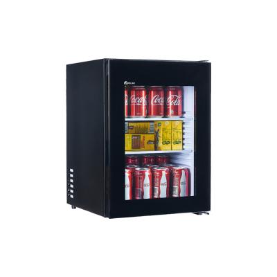 China XC-40CG Absorption Tempered Glass Door Refrigerator Small Refrigerator Hotel Mini Bar Refrigerator Hotel for sale