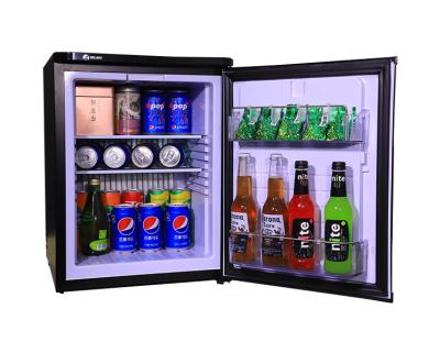 China DT-45D Thermoelectric Plastic Solid Door Fridge Thermoelectric Small Hotel Mini Bar Refrigerator Hotel for sale