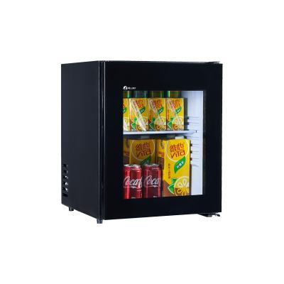 China Absorption 30 Liters Absorption Mini Bar Glass Door Refrigerator XC-30CG for Hotel Mini Bar for sale