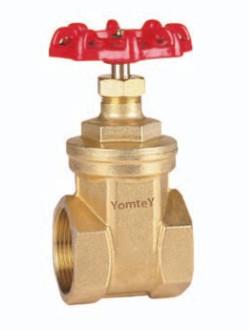 China Yomtey Brass gate valve(full port) for sale