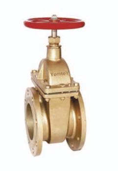 China Yomtey Brass  flanged gate valve for sale