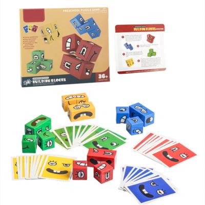 China Mini Educational Toy Building Block Set Cube Toy For Kids Puzzle Game Map for sale