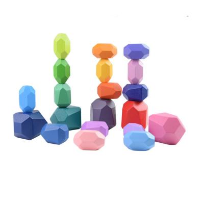 China Building Toy Kids Educational Toy Building Blocks Build Toy Set Wooden Blocks Toys DIY for sale