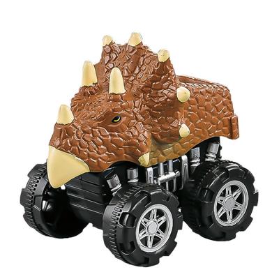 China Wholesale Dinosaur Cars Toys 8 Pack Four Wheel Friction Pull Back Car Toys For Children 46*40*59cm for sale