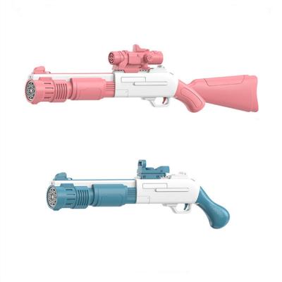 China Outdoor Automatic Bubble Toy For Kids Toy Electric Bubble Gun Toy Gun Toy Bubble Machine Children Summer Toy for sale