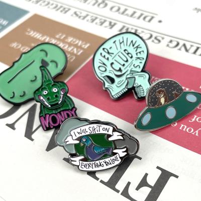 China Custom Logo Metal Anime Soft Enamel Pin Badge Cartoon Lapel Pins from Europe Manufacturer for sale