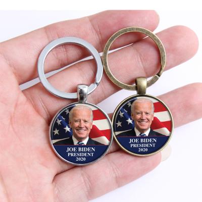 China Zinc Alloy Hook Customized Metal Engraved Voting Souvenir Gift/Key Ring Leather Bag Car Home 3D Design Blank Election Campaign Key Chain Accessory for sale