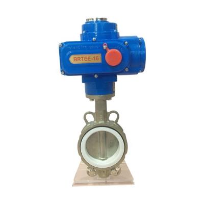 China TTV industrial wafer dn1200 6&qu blacksmith electric-actuated butterfly valves for sale