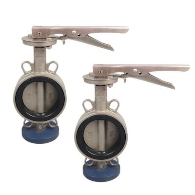 China Industrial Manual Butterfly Valve Price Stainless Steel Butterfly Valve for sale