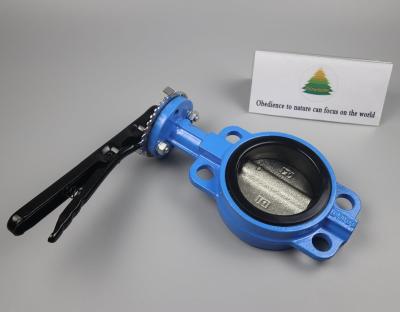 China Industrial Type Gray Cast Iron Handle Water Butterfly Valve for sale