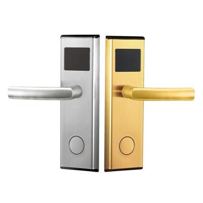 China Hotel Room RFID Door Handle Lock, Key Card Door Lock, Smart Hotel Door Lock Systems for sale