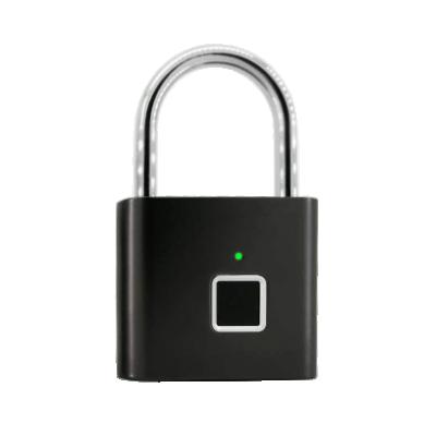 China Chengyuan Lock Container Zinc Alloy Smart Keyless Fingerprint Padlock Anti-theft Padlock for sale