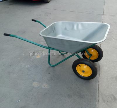 China For wheel barrow building two heavy duty galvanized flatbed wheels Russian and Ukraine market wb6404A for sale