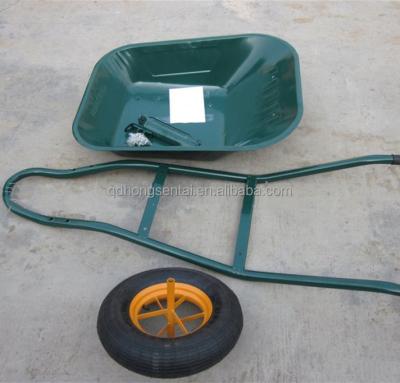 China Plastic metal and plastic wheel barrow buckets for wheelbarrow for sale