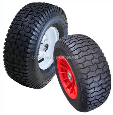 China Trolley PU Foam Puncture Proof Or Pneumatic Rubber Tire 13x5.00-6 Tire And Wheel for sale