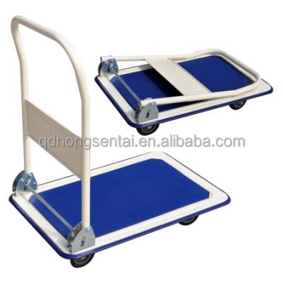 China Handheld Easy Folding PH150 PH300 300kgs 150kgs Heavy Duty Foldable Platform Trolley for sale