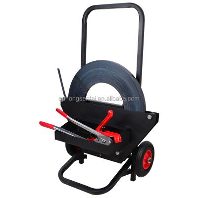 China Factory Directly Industrial PP Steel PE Trolley Dispenser Strapping Trolley for sale