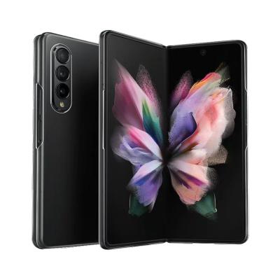 China Shockproof For Samsung Galaxy Z Fold 3 5g Fundas Newcomer Ultra Clear PC TPU Z Fold 4 Phone Case 2 In 1 Transparent Hard Back Cover for sale