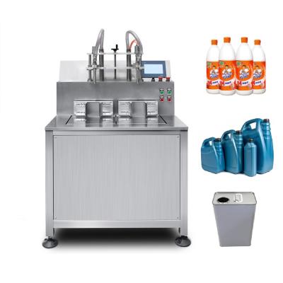 Cina Semi-automatic Small Glass Plastic Bottle Eliquid Shampoo Soap Sprays Round Bottle Filling Machines in vendita