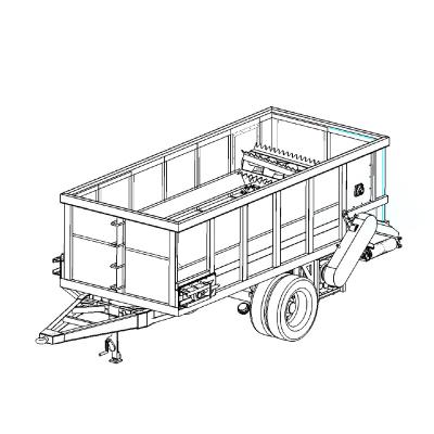 China Mushroom Farm Covering Soil Enclosing Cart Soil Transport Cart for sale