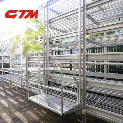 China Farms Mushroom Rack Aluminum Mushroom Shelf White High Strength Growing Shelf for sale